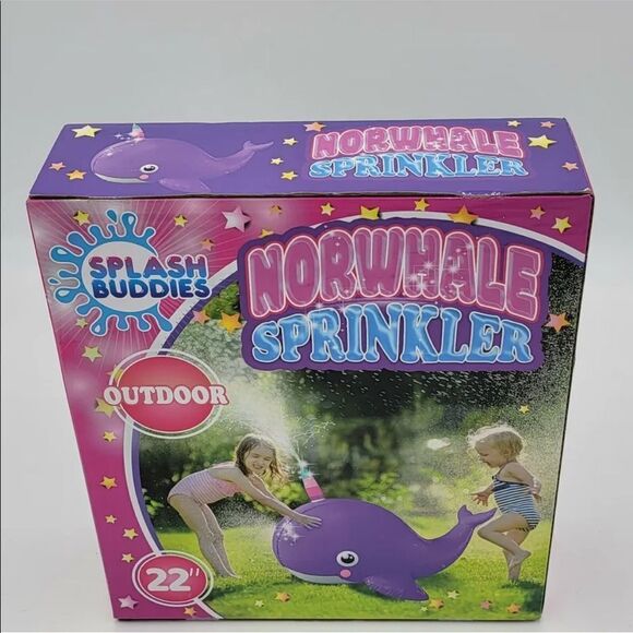 Splash Buddies Sprinklers for Yard – Inflatable Sprinkler for Kids - Picture 2 of 4